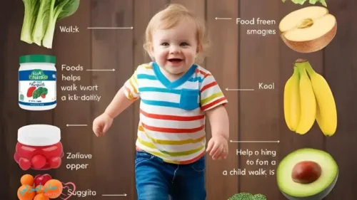 أطعمة تساعد الطفل على المشي -