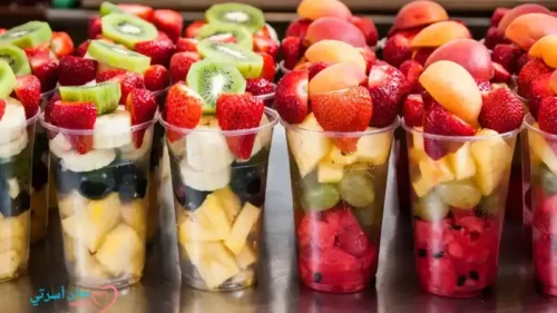 سلطة فواكه للاطفال مغذية لهم