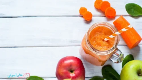  أهمية الجزر والتفاح للرضع 