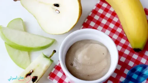 نصائح للتفاح والموز للرضع بأمان