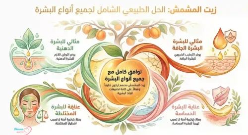 فوائد زيت المشمش للوجه